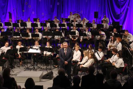 STOLETJE NAVDIHA 50. božično novoletni koncert Godbe Cerknica 08 Foto Ljubo Vukelič